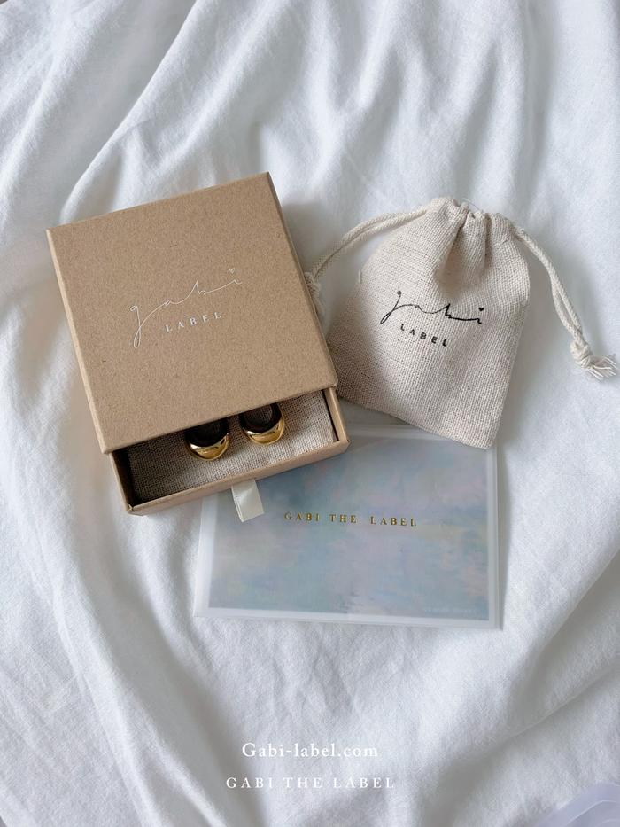 Ankh Huggies - Blue Gemstones - Image 5