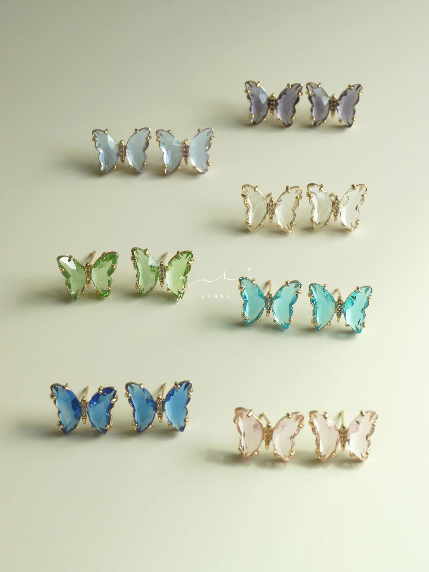 Butterfly Earstuds - Lilac *S925 Earposts - Image 6