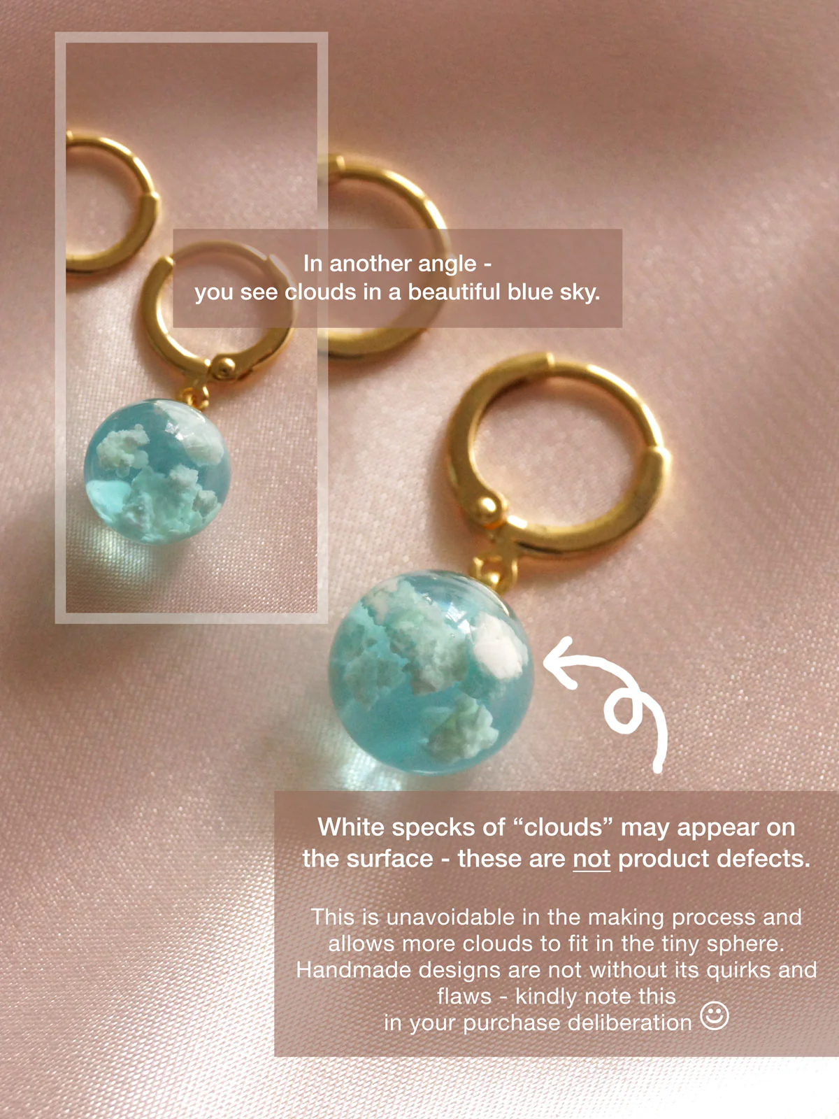 CLOUD Dangles *18K Gold-plated - Image 6