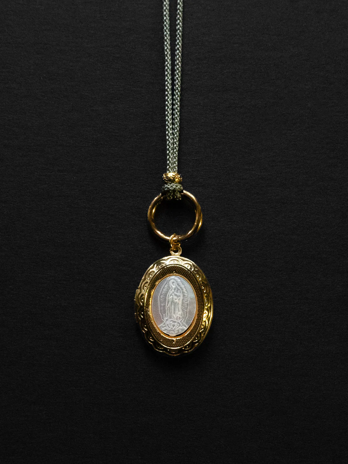Cord Necklace, Winter Mint - Our Lady