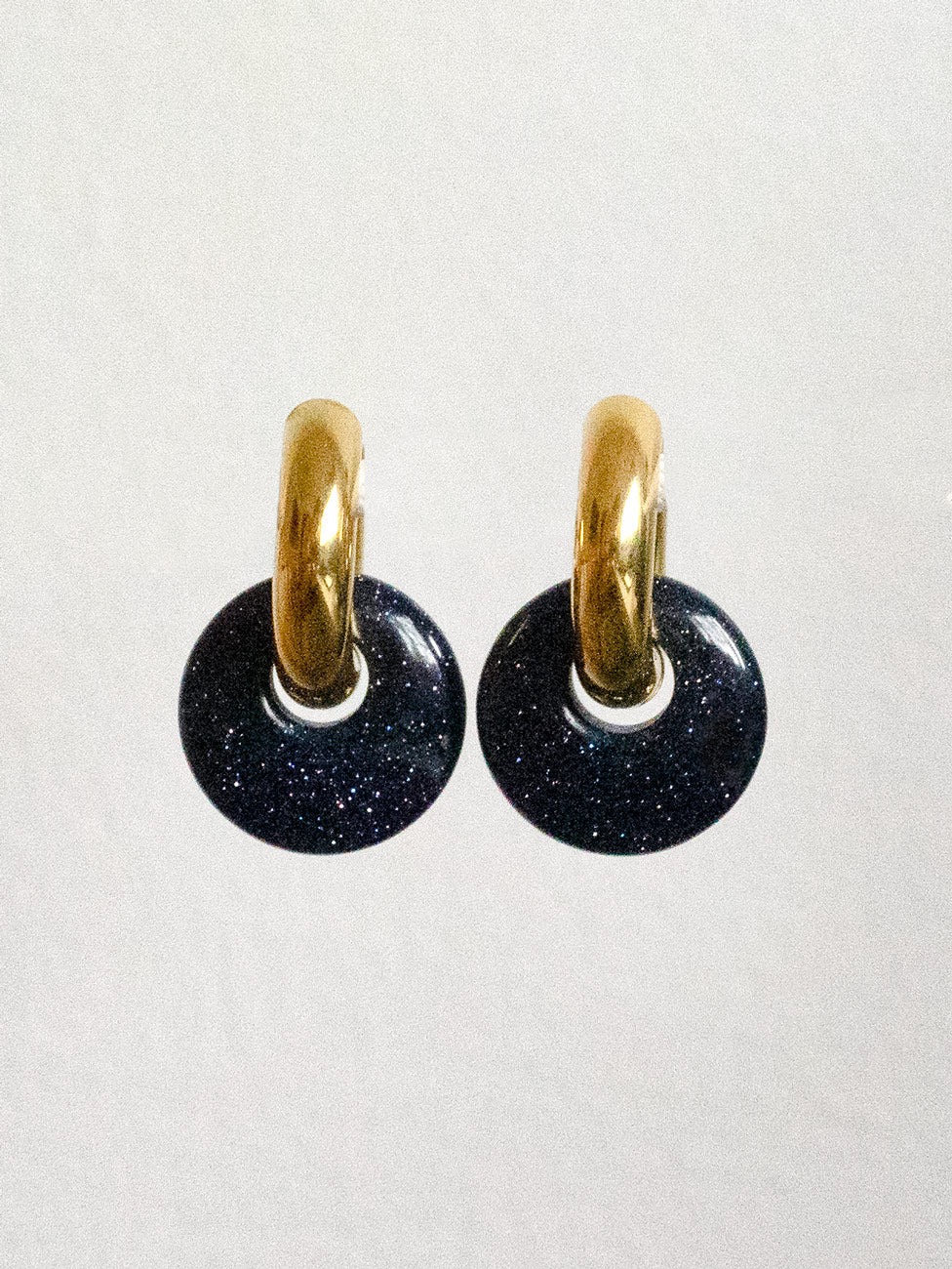 Donut Hoops, Gold V2 - Midnight Blue Galaxy