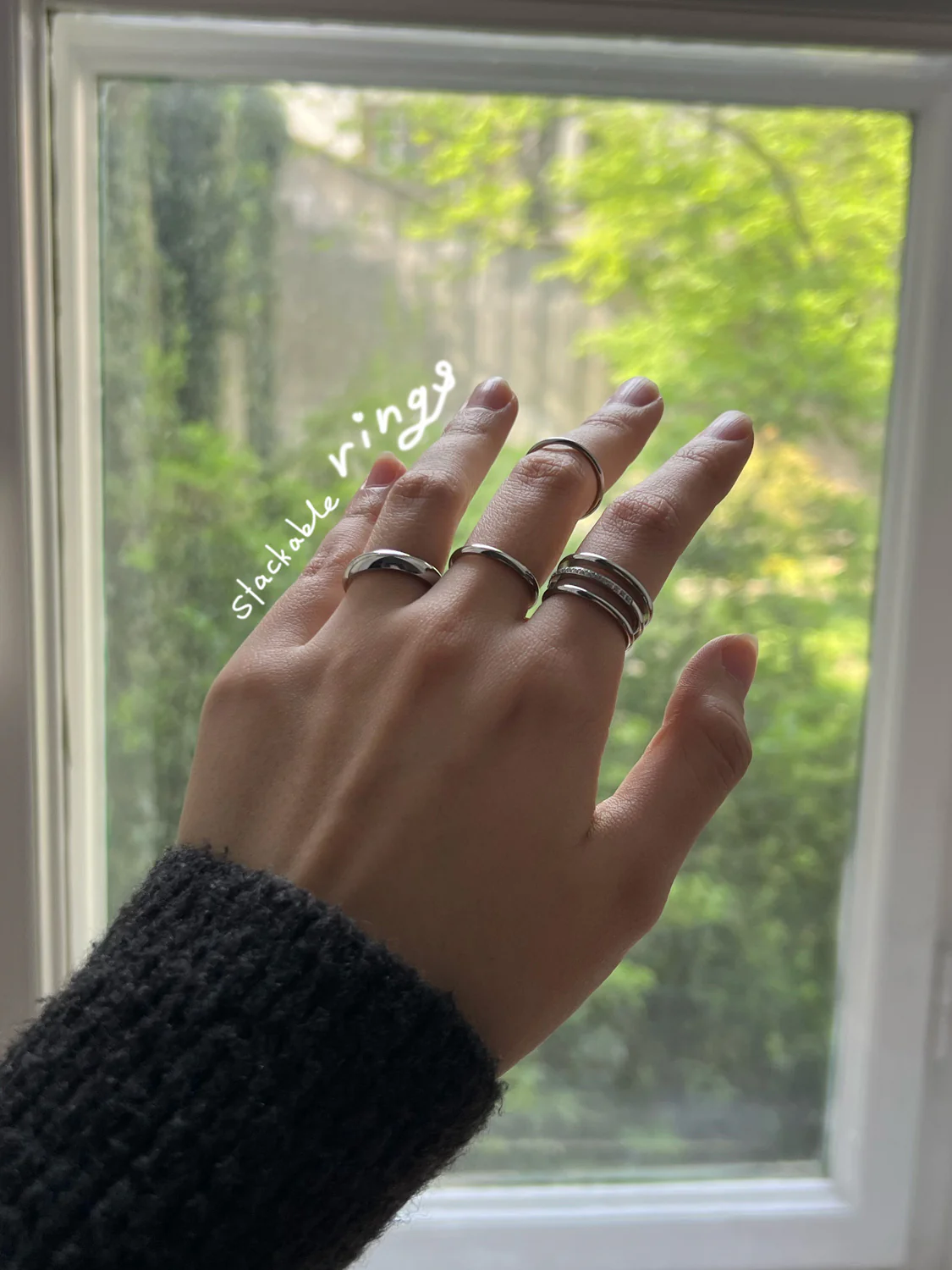 Essential Silver Ring, Stainless Steel 2mm - Image 10