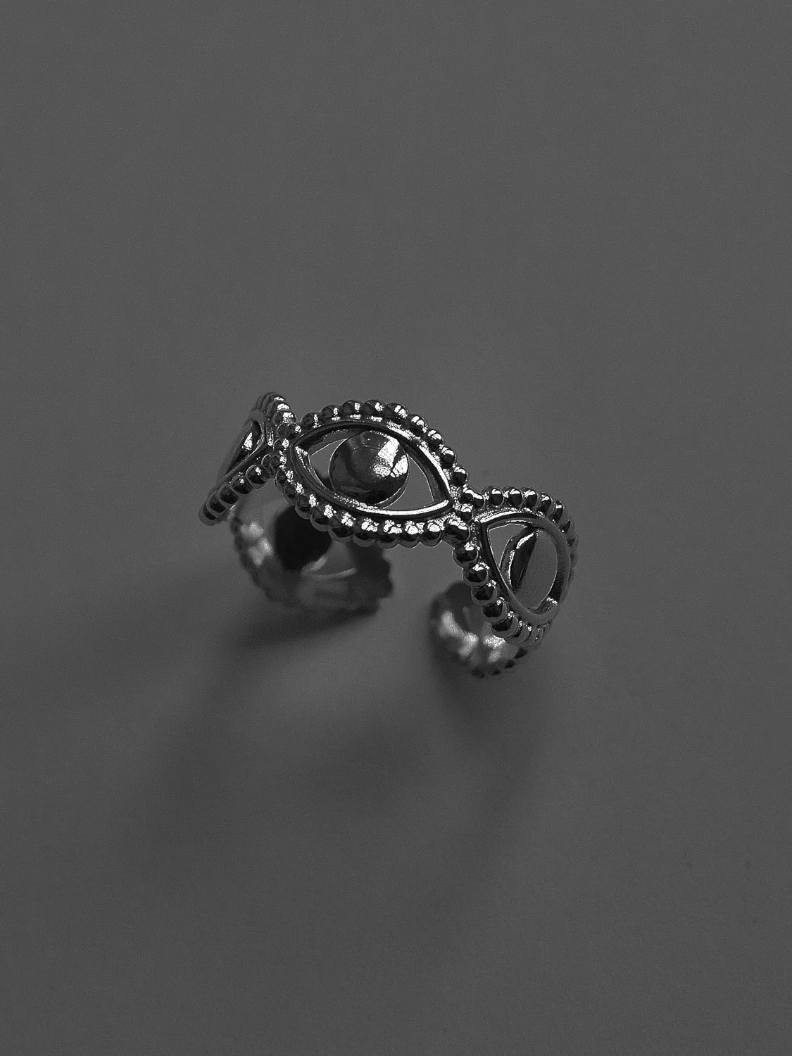 Eye of Horus Infinity Ring - Silver