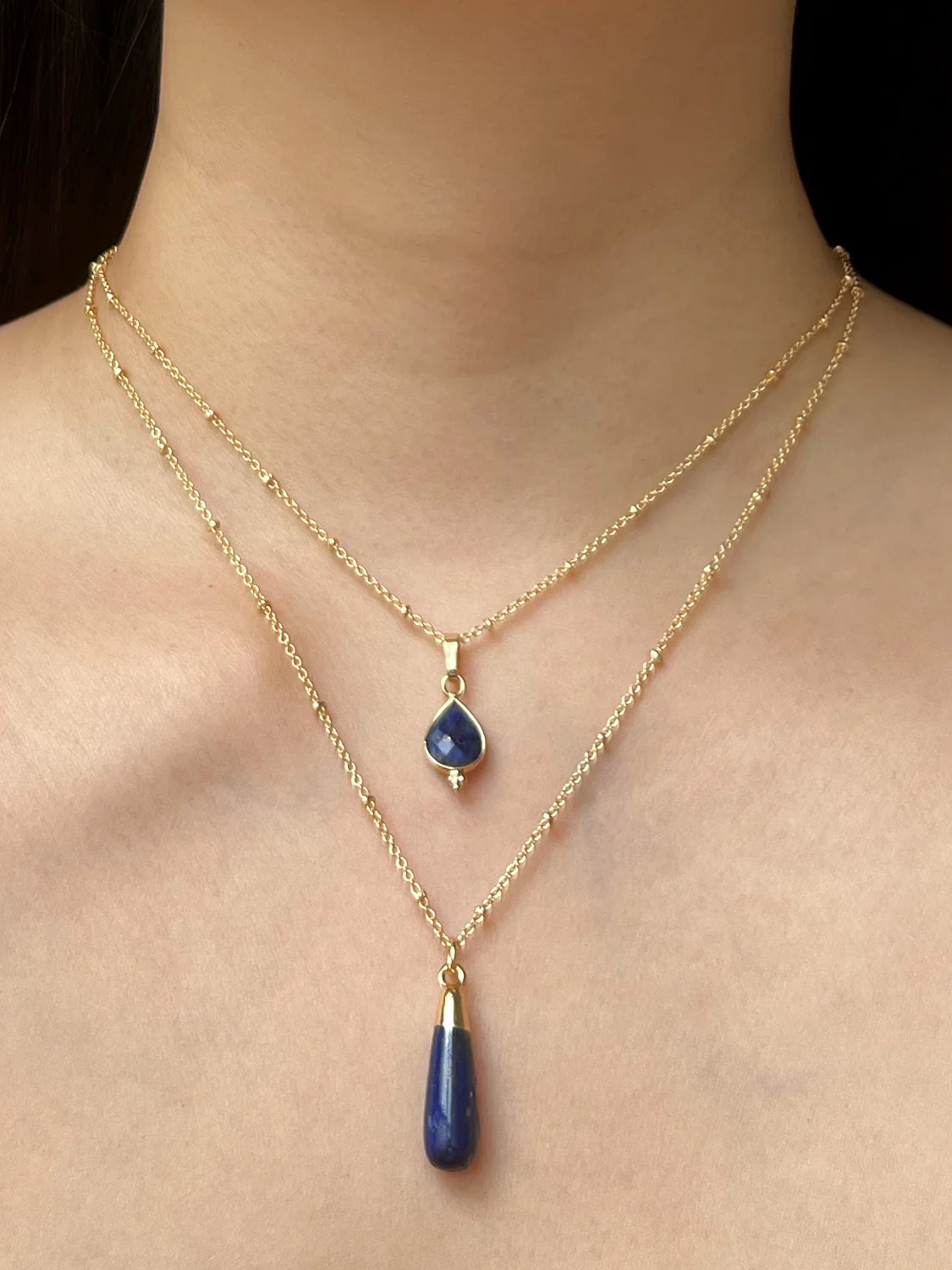 Flow Stone Necklace - Lapis Lazuli - Image 2