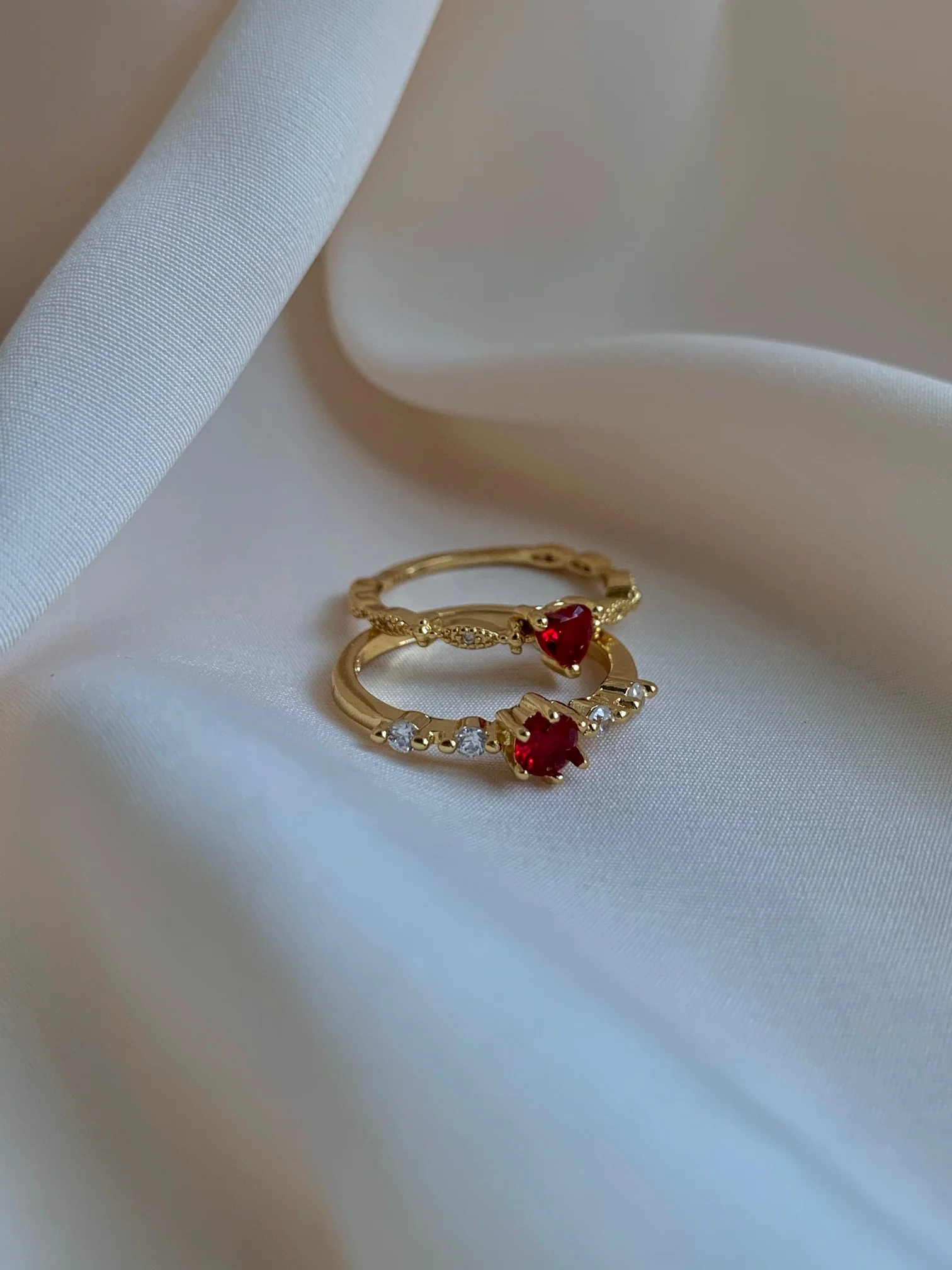 Ruby Heart Gemstone Ring - Image 5